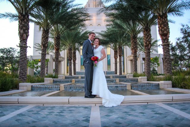 gilbert temple wedding photos