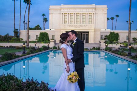 Mesa Temple Wedding Photos